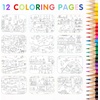image:imageCUPKIN Safari amp Town Sticker Book for Kids 210 500 Stickers 12 Coloring Pages Multicolor Paper or Vinyl Animal City Elements