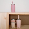 image:imageCUPKIN Stackable Stainless Steel Kids Cup Smoothie Tumbler Powder Coated Insulated Tumblers BPA Free Lid and Silicone Straw 8 Fl Oz Pack of 1 Bright BluePolignac  Potpourri