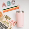 image:imageCUPKIN Stackable Stainless Steel Kids Cup Smoothie Tumbler Powder Coated Insulated Tumblers BPA Free Lid and Silicone Straw 8 Fl Oz Pack of 1 Bright BluePolignac  Potpourri