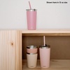 image:imageCUPKIN Stackable Stainless Steel Kids Cup Smoothie Tumbler Powder Coated Insulated Tumblers BPA Free Lid and Silicone Straw 8 Fl Oz Pack of 1 Bright BluePolignac  Potpourri