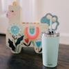image:imageCUPKIN Stackable Stainless Steel Kids Cup Smoothie Tumbler Powder Coated Insulated Tumblers BPA Free Lid and Silicone Straw 8 Fl Oz Pack of 1 Bright BlueAqua  Periwinkle