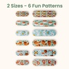 image:imageCupkin Adhesive Bandages for Toddlers and Big Kids Heal in Style with Fun Colorful Designs Perfect for Boys and Girls Comes in Reusable Cute First Aid Kit Metal Tin Wild Animals 150 CountRefill Pack 102 Count