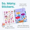 image:imageMystical Mermaids 300 Kids Sticker Book by Cupkin Toddler Travel Activity Coloring and Sticker Book Road Trip Essentials 8 Coloring Pages 8 Side by Side Scenes for Ages 28 YearsFairies