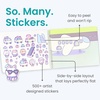image:imageMystical Mermaids 300 Kids Sticker Book by Cupkin Toddler Travel Activity Coloring and Sticker Book Road Trip Essentials 8 Coloring Pages 8 Side by Side Scenes for Ages 28 YearsMy First Trip