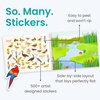 image:imageMystical Mermaids 300 Kids Sticker Book by Cupkin Toddler Travel Activity Coloring and Sticker Book Road Trip Essentials 8 Coloring Pages 8 Side by Side Scenes for Ages 28 YearsBirds