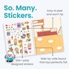 image:imageMystical Mermaids 300 Kids Sticker Book by Cupkin Toddler Travel Activity Coloring and Sticker Book Road Trip Essentials 8 Coloring Pages 8 Side by Side Scenes for Ages 28 YearsLlama Village