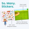 image:imageMystical Mermaids 300 Kids Sticker Book by Cupkin Toddler Travel Activity Coloring and Sticker Book Road Trip Essentials 8 Coloring Pages 8 Side by Side Scenes for Ages 28 YearsDown at the Farm
