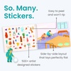 image:imageMystical Mermaids 300 Kids Sticker Book by Cupkin Toddler Travel Activity Coloring and Sticker Book Road Trip Essentials 8 Coloring Pages 8 Side by Side Scenes for Ages 28 YearsSnow Day