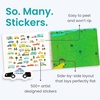 image:imageMystical Mermaids 300 Kids Sticker Book by Cupkin Toddler Travel Activity Coloring and Sticker Book Road Trip Essentials 8 Coloring Pages 8 Side by Side Scenes for Ages 28 YearsThings With Wheels