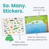 image:imageMystical Mermaids 300 Kids Sticker Book by Cupkin Toddler Travel Activity Coloring and Sticker Book Road Trip Essentials 8 Coloring Pages 8 Side by Side Scenes for Ages 28 YearsReptiles