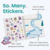 image:imageMystical Mermaids 300 Kids Sticker Book by Cupkin Toddler Travel Activity Coloring and Sticker Book Road Trip Essentials 8 Coloring Pages 8 Side by Side Scenes for Ages 28 YearsSquishy Penguin Life