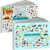 image:imageCUPKIN Animal Habitats Sticker  Coloring Book 500 Stickers amp 12 Scenes  All Around Town
