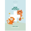 image:imageCupkin Adhesive Bandages for Toddlers and Big Kids Heal in Style with Fun Colorful Designs Perfect for Boys and Girls Comes in Reusable Cute First Aid Kit Metal Tin Wild Animals 150 CountRefill Pack 102 Count