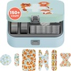 image:imageCupkin Adhesive Bandages for Toddlers and Big Kids Heal in Style with Fun Colorful Designs Perfect for Boys and Girls Comes in Reusable Cute First Aid Kit Metal Tin Wild Animals 150 CountBandages Box  152 Count