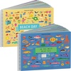 image:imageSticker Book for Kids 24 500 Kids Stickers Deep Blue Sea amp Beach Day by Cupkin 12 Coloring Pages amp Scenes Toddler Travel Activity Coloring and Sticker Books for Children Ages 48  810