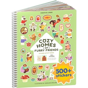 image:imageMystical Mermaids 300 Kids Sticker Book by Cupkin Toddler Travel Activity Coloring and Sticker Book Road Trip Essentials 8 Coloring Pages 8 Side by Side Scenes for Ages 28 YearsCozy Homes