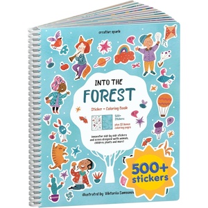 image:imageMystical Mermaids 300 Kids Sticker Book by Cupkin Toddler Travel Activity Coloring and Sticker Book Road Trip Essentials 8 Coloring Pages 8 Side by Side Scenes for Ages 28 YearsInto the Forest