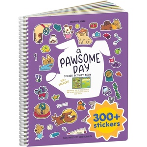 image:imageMystical Mermaids 300 Kids Sticker Book by Cupkin Toddler Travel Activity Coloring and Sticker Book Road Trip Essentials 8 Coloring Pages 8 Side by Side Scenes for Ages 28 YearsPawsome Day